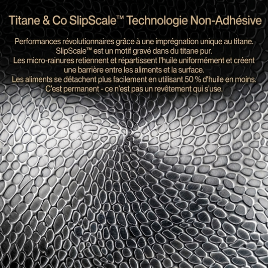 La ProFonde™ — Poêle en Titane Pur | Titane & Co.