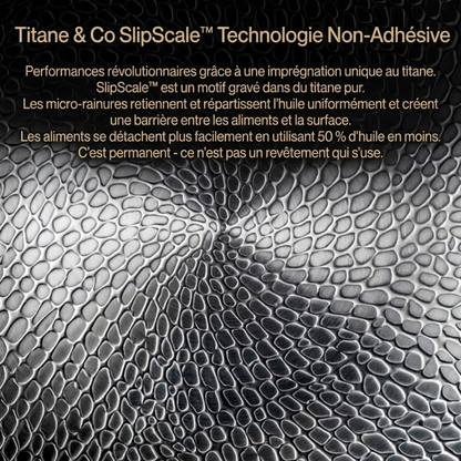 La ProFonde™ — Poêle en Titane Pur | Titane & Co.