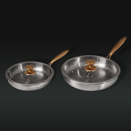 Poêle en Titane Ren Pande Hverdag Duo (4 Pièces)