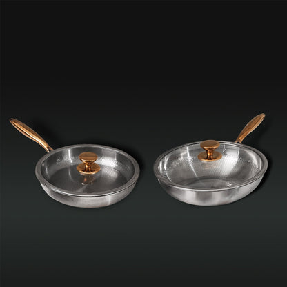 Poêle Klassisk & Wok en Titane Ren (4 Pièces)