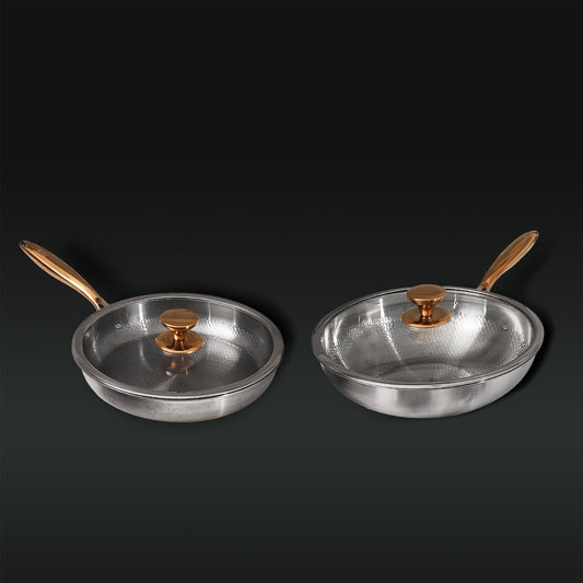 Poêle Klassisk & Wok en Titane Ren (4 Pièces)