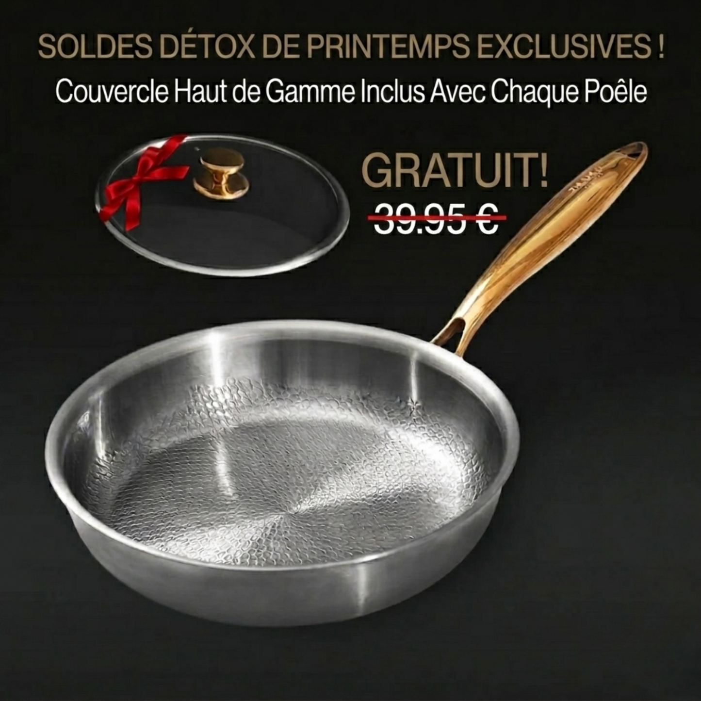 La NutriPure™ — Poêle en Titane Pur | Titane & Co.