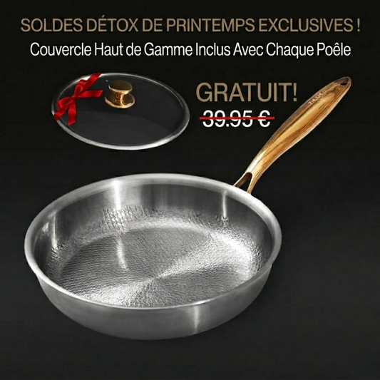 La NutriPure™ — Poêle en Titane Pur | Titane & Co.