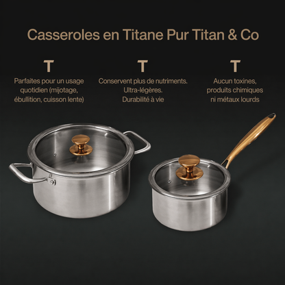 La NutriMijote™ — Casserole en Titane Pur | Titane & Co.