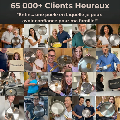 La NutriPure™ — Poêle en Titane Pur | Titane & Co.