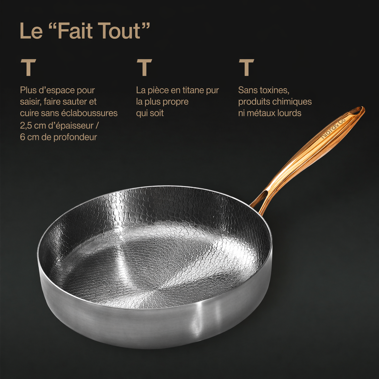 Poêle en Titane Ren Signature (6 Pièces)