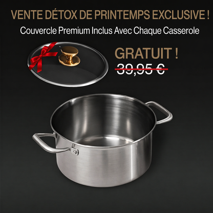 La NutriMijote™ — Casserole en Titane Pur | Titane & Co.