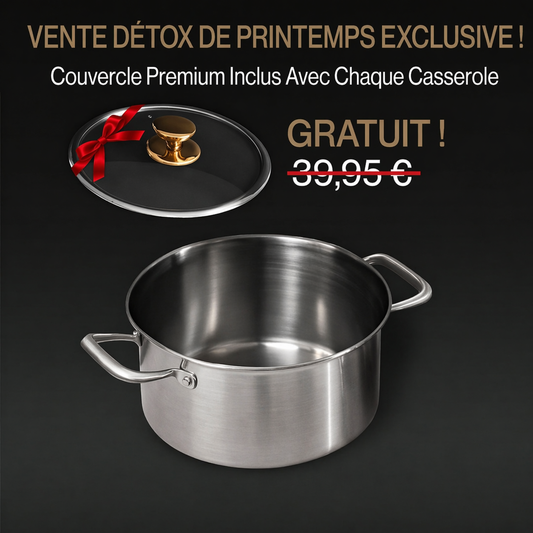 La NutriMijote™ — Casserole en Titane Pur | Titane & Co.