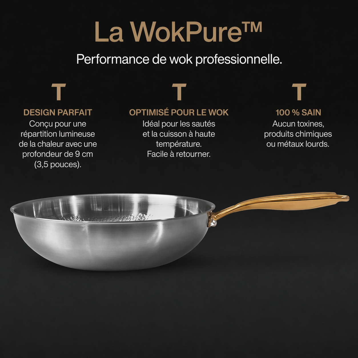 La WokPure™ — Wok en Titane Pur | Titane & Co.