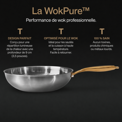 La WokPure™ — Wok en Titane Pur | Titane & Co.