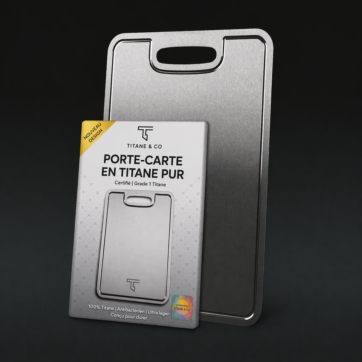 NutriPure™ Planche à Découper en Titane - V2