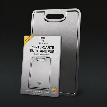 NutriPure™ Planche à Découper en Titane - V2