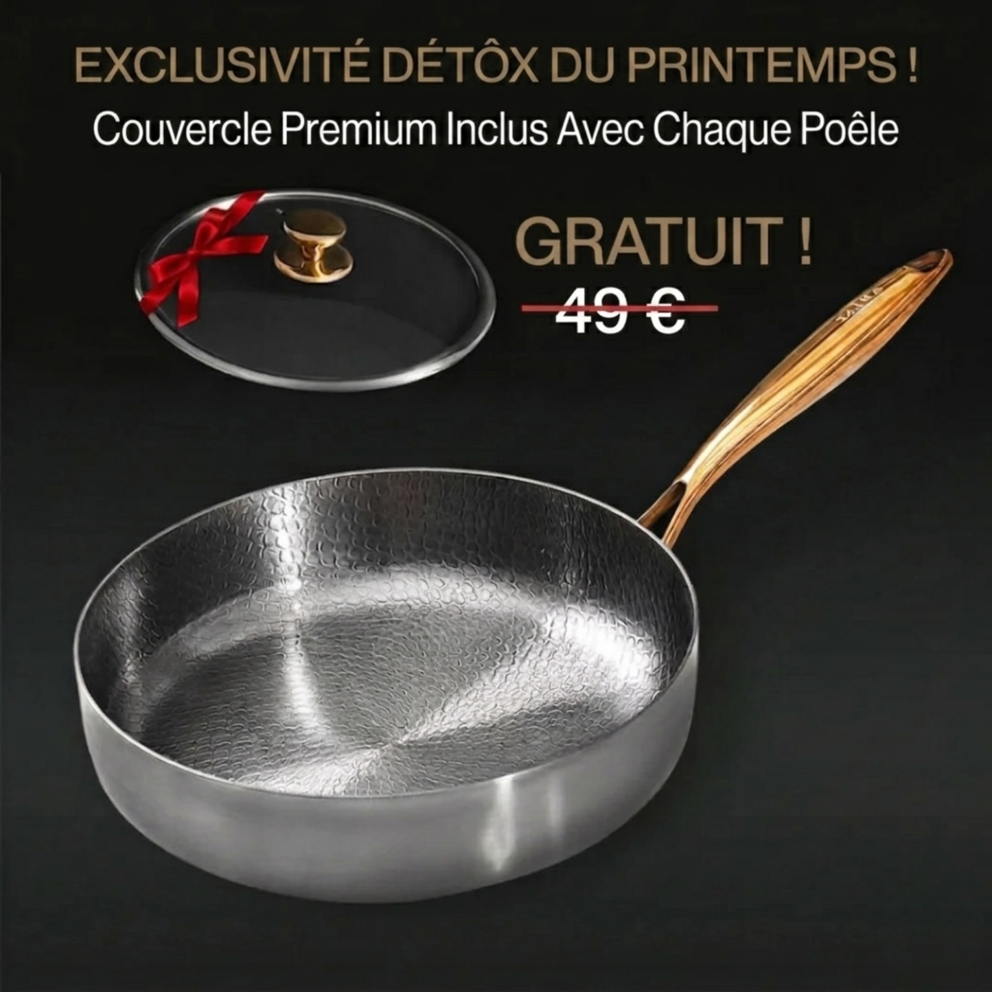 La ProFonde™ — Poêle en Titane Pur | Titane & Co.