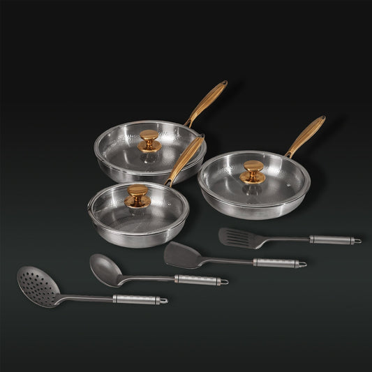Ensemble de poêles Ren Titan Classic Pande Trio (10 pièces)
