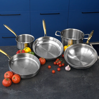 Ensemble de Casseroles en Titane Komplet Signature (14 Pièces)